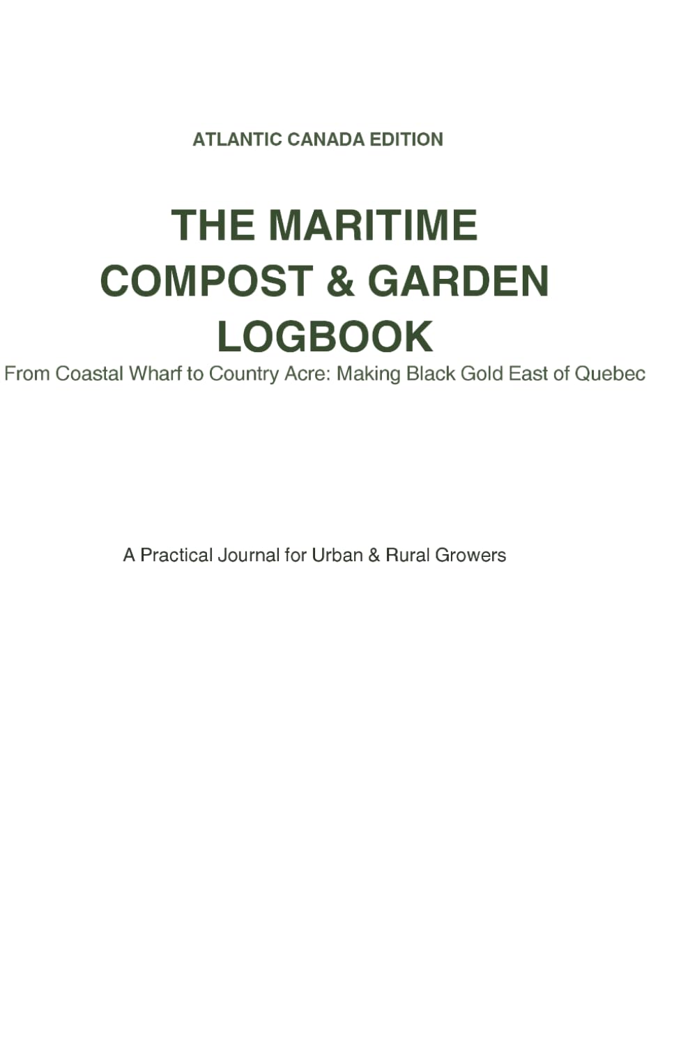 Maritime Compost Log Book
