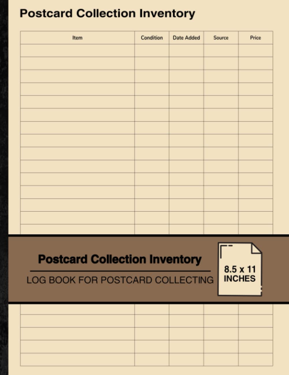 Postcard Collection Inventory: Log Book For Postcard Collecting | For Postcard Collectors | Large baixar livro de graça
