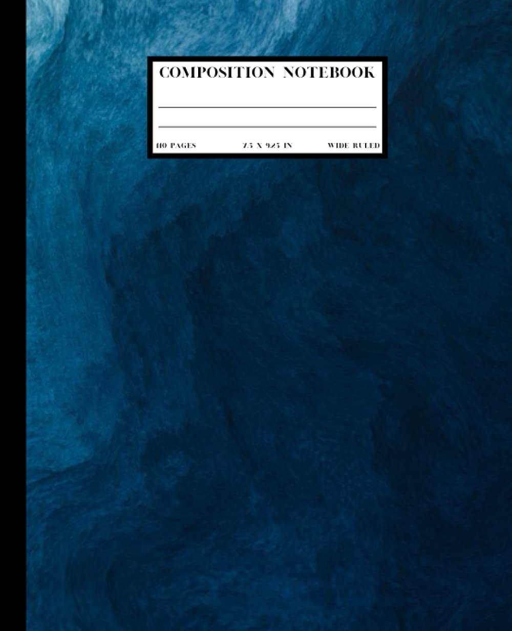ler totalmente Composition Notebook: liquid marble composition notebook | 7.5" x 9.25" | 110 Pages | For girls, teens, students, kids and adults (Composition Notebooks)