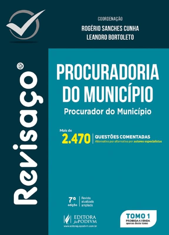 ler totalmente Revisaço - Procuradoria do Município - 7ª Edição (2026)