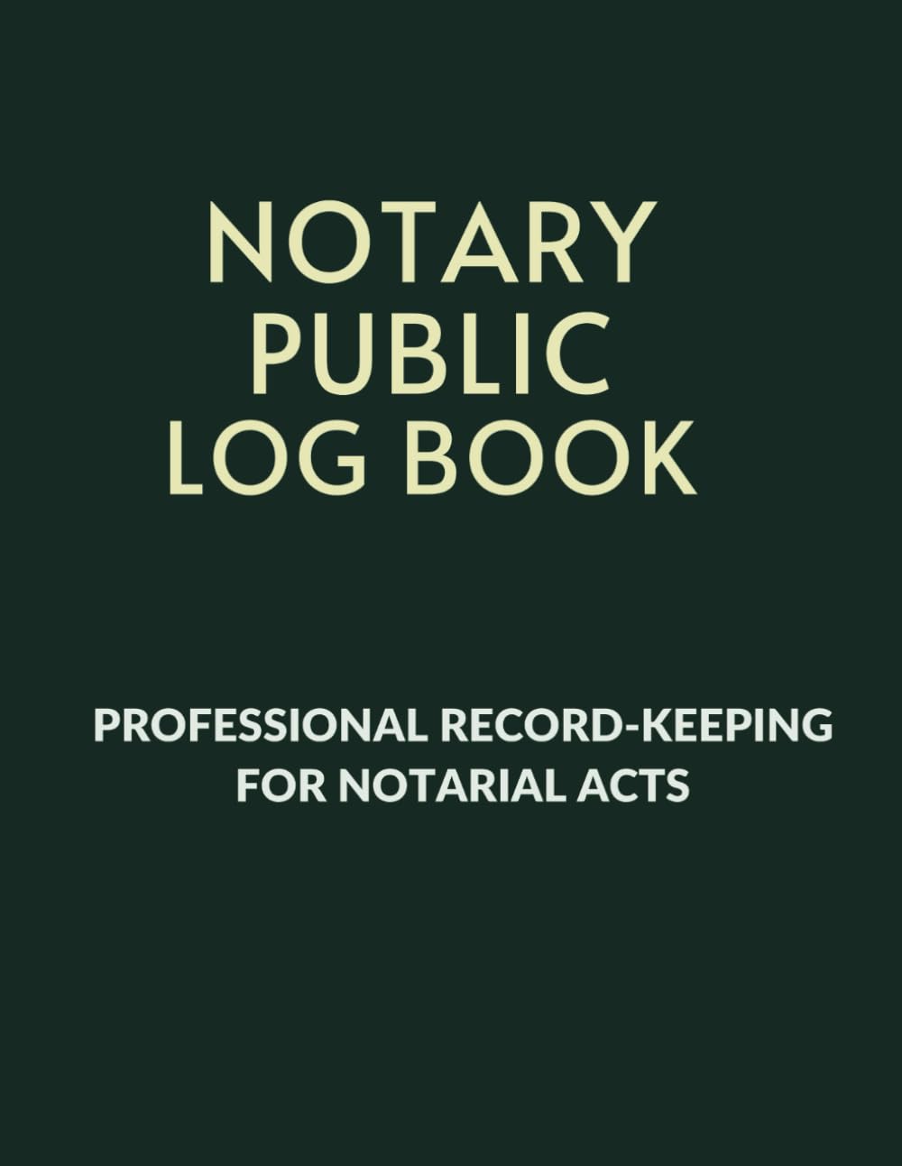 ler totalmente Notary Public Log Book: A Professional Notary Public Record Book for Detailed 300 Entries