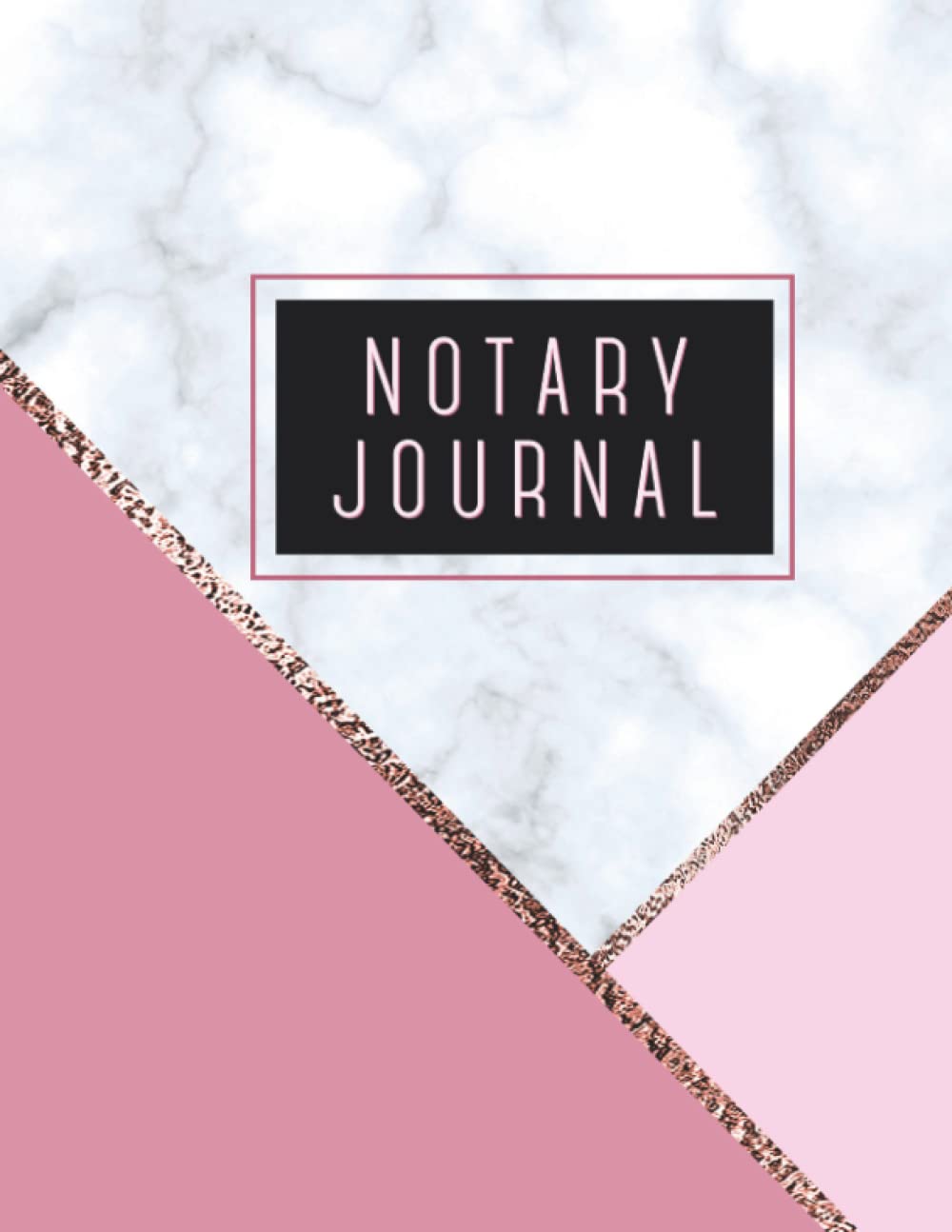 ler totalmente Notary Journal: Official Notary Public Log Book To Record Notarial Acts For Notaries And Signing Agents, 200+ Records. Pink & Gold Marble Glitter Design.