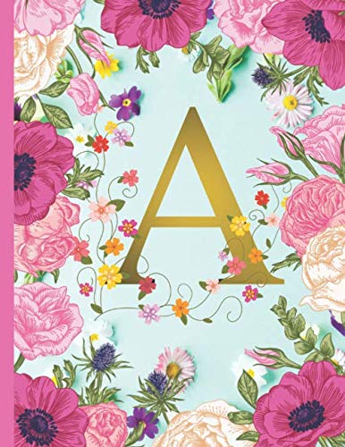 capítulo por capítulo baixar A Monogram Journal and Notebook: #1 Monogram Journal for Letter A (Floral / Flower Design) for Women and Men (Perfect Gift)