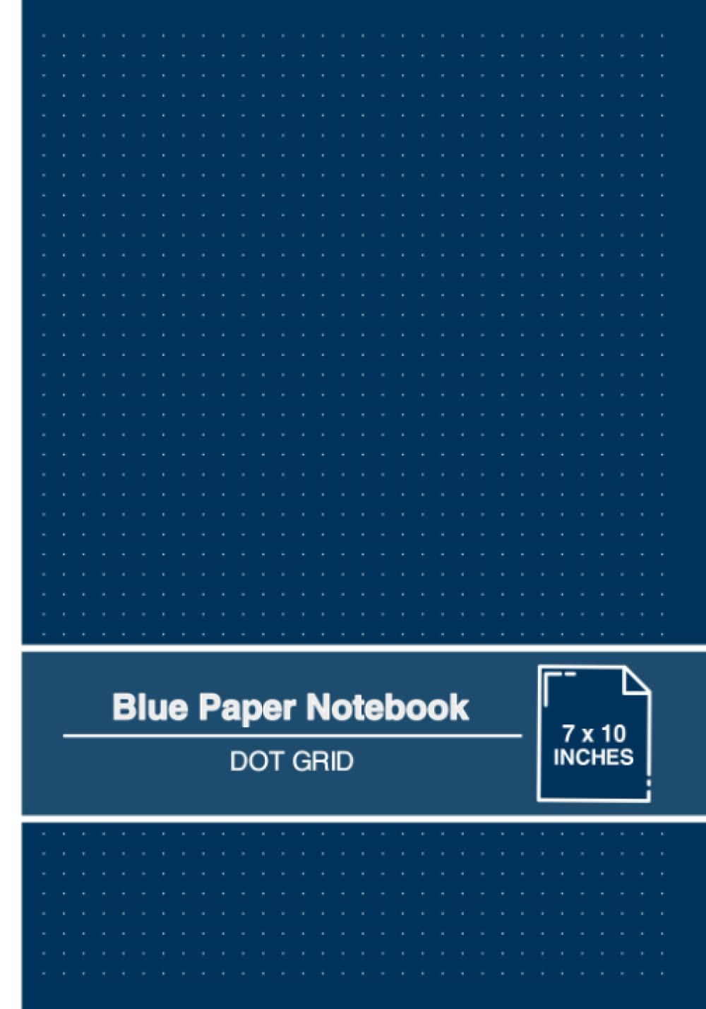 Blue Paper Notebook: Dot Grid | For use with Gel Pens and White Ink | Cyanotype Look | Medium baixar o livro de graça