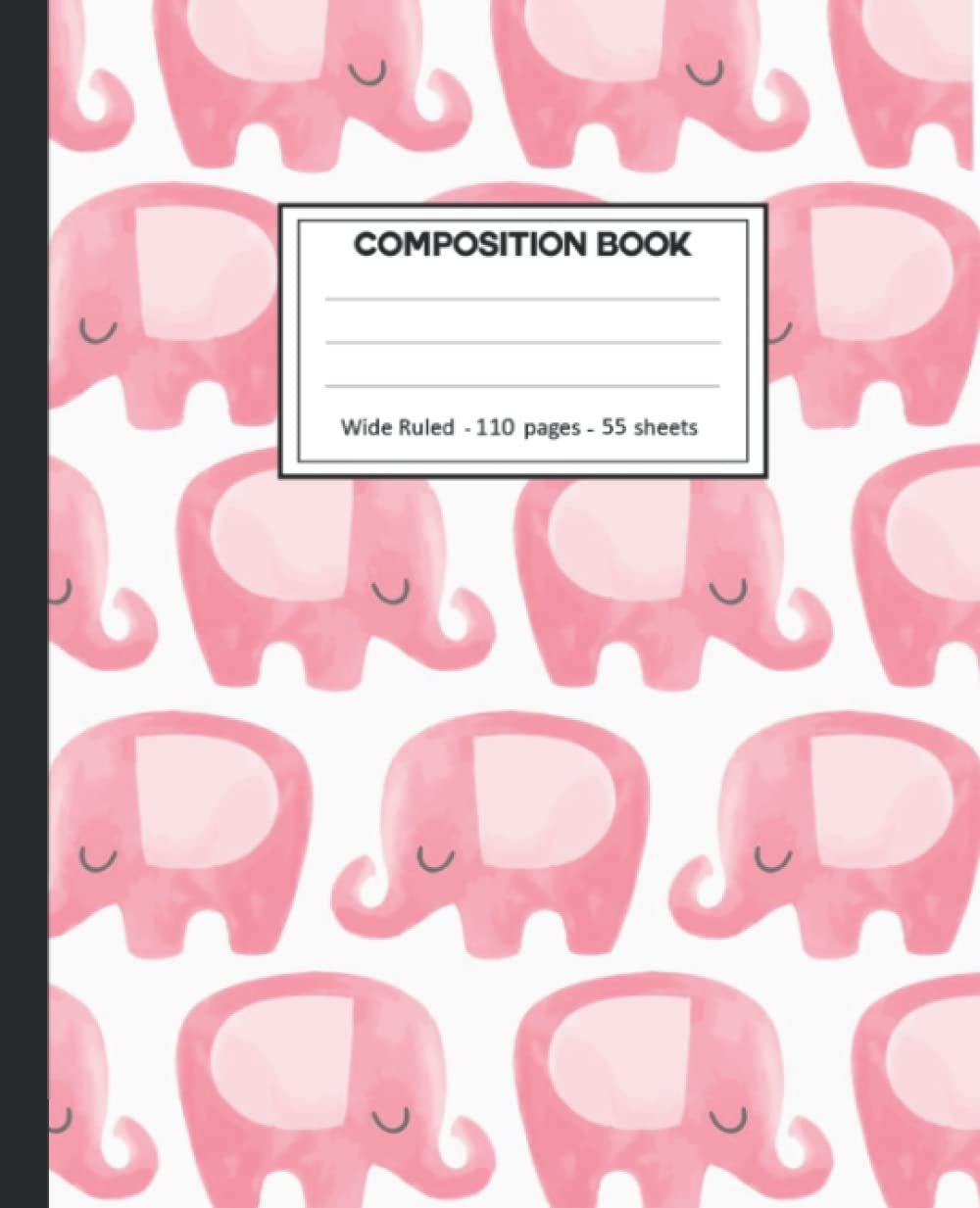 ler totalmente Composition Notebook: Composition Notebook with Elephant for School.