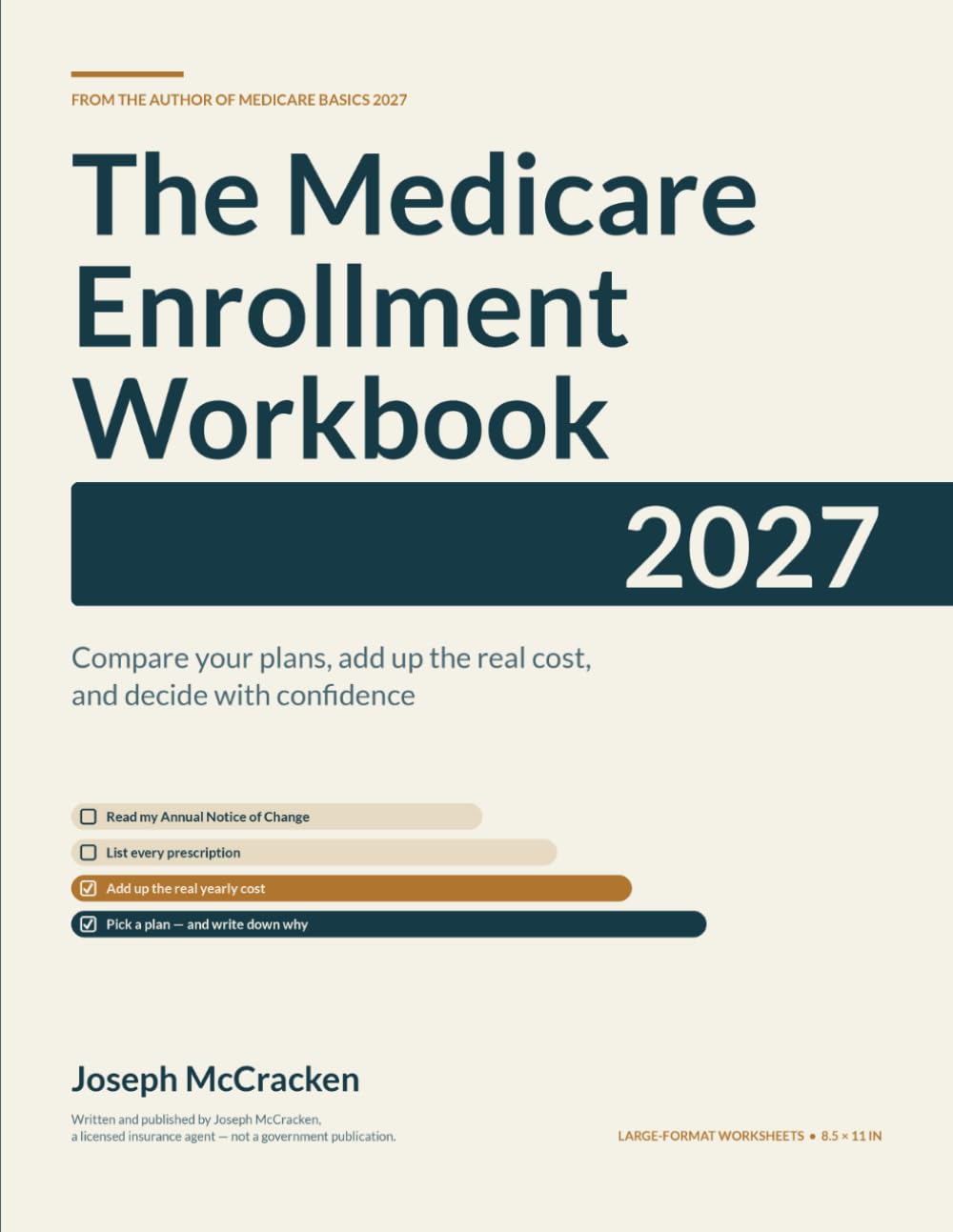 ler totalmente The 2027 Medicare Enrollment Workbook: Compare Your Plans, Add Up the Real Cost, and Decide with Confidence — Large-Format Worksheets for Medicare Open Enrollment (Medicare Basics 2027)