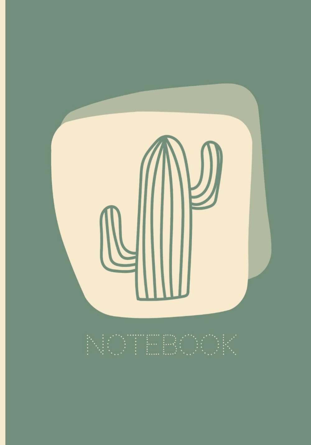 ler totalmente Premium Minimalist Notebook - 150 Pages, 7x10 inches - Ideal for Journaling, Note-Taking, and Sketching: Cactus, 7x10 inches