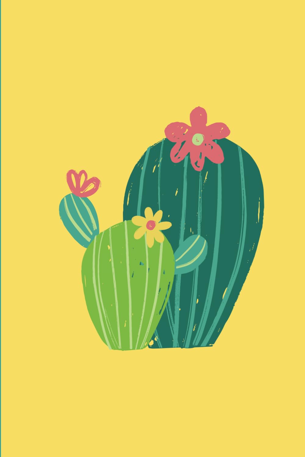 ler totalmente Cactus With Flower Lined Notebook For Ornamental Plants Lovers, 120 Pages, 6 by 9 Inches