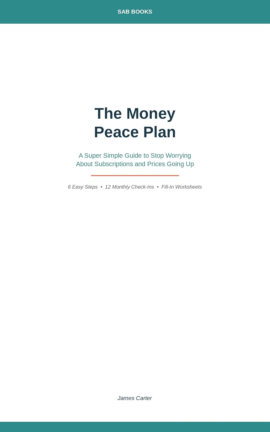 The Money Peace Plan: A Super Simple Guide to Stop Worrying About Subscriptions and Price Going Up (English Edition) baixar livro de graça
