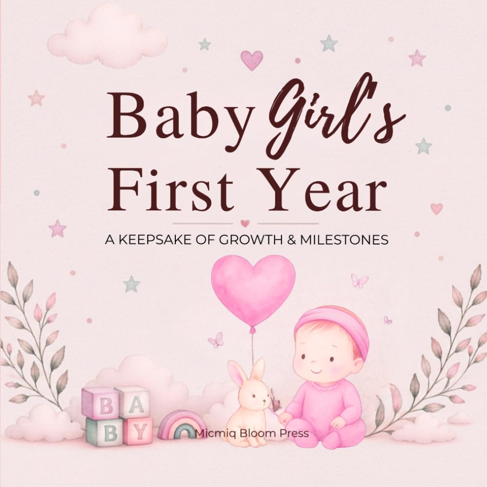 Baby Girl’s First Year: A Keepsake of Growth & Milestones baixar livro de graça