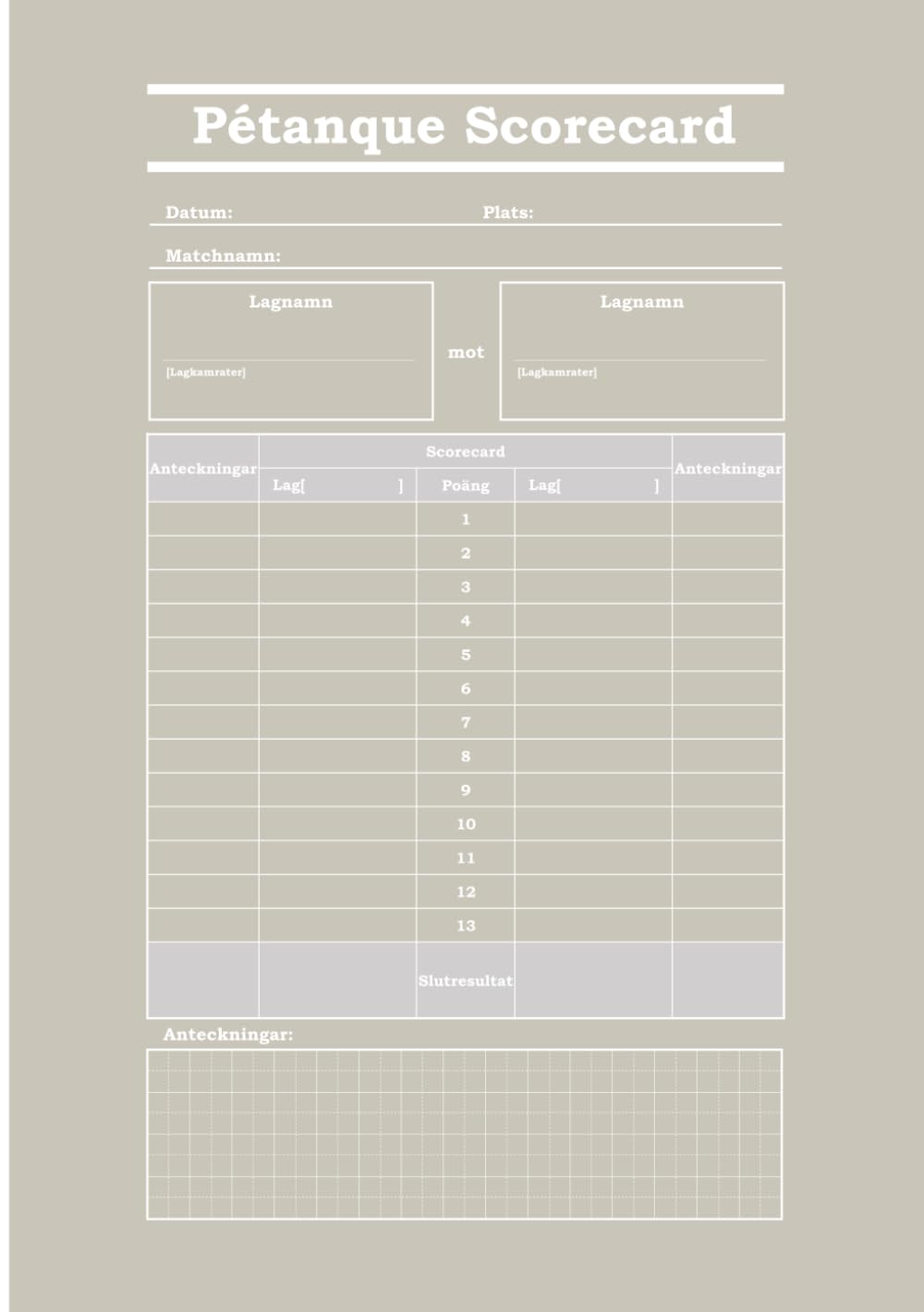 ler totalmente Pétanque Resultattavla Anteckningsbok A5size (kompakt storlek), Resultattavla för 100 matcher, Ensidigt tryck (Swedish Edition)