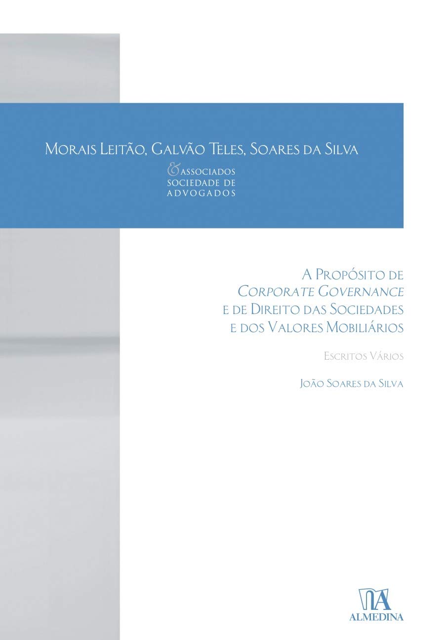 A Propósito de Corporate Governance e de Direito das Sociedades e dos Valores Mobiliários: Escritos Vários baixar livro de graça