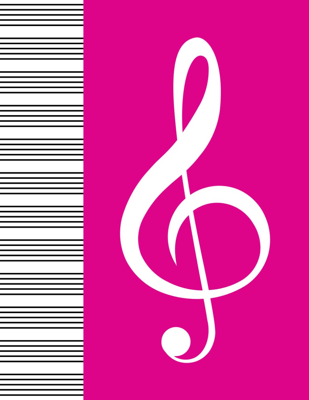 Blank Music Manuscript Paper for Composition (Pink Cover): 12 Staves per Page, 160 Pages, 8.5 x 11 Inches baixar o livro de graça