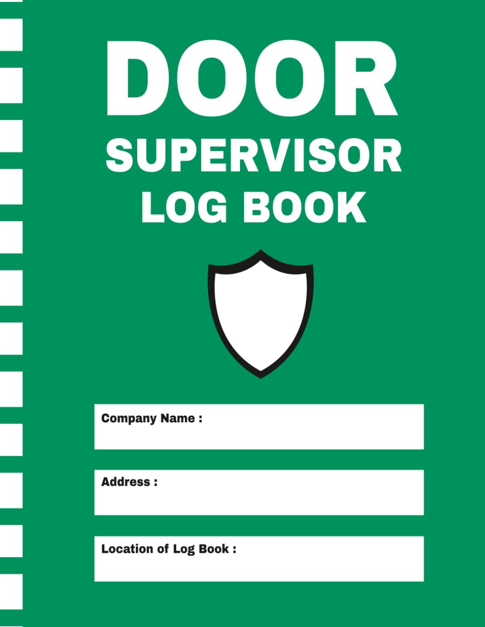 Door Supervisor Log Book: Book for Track Admissions, Refusals, Rejections, Searches, and Incident Reports baixar livro de graça