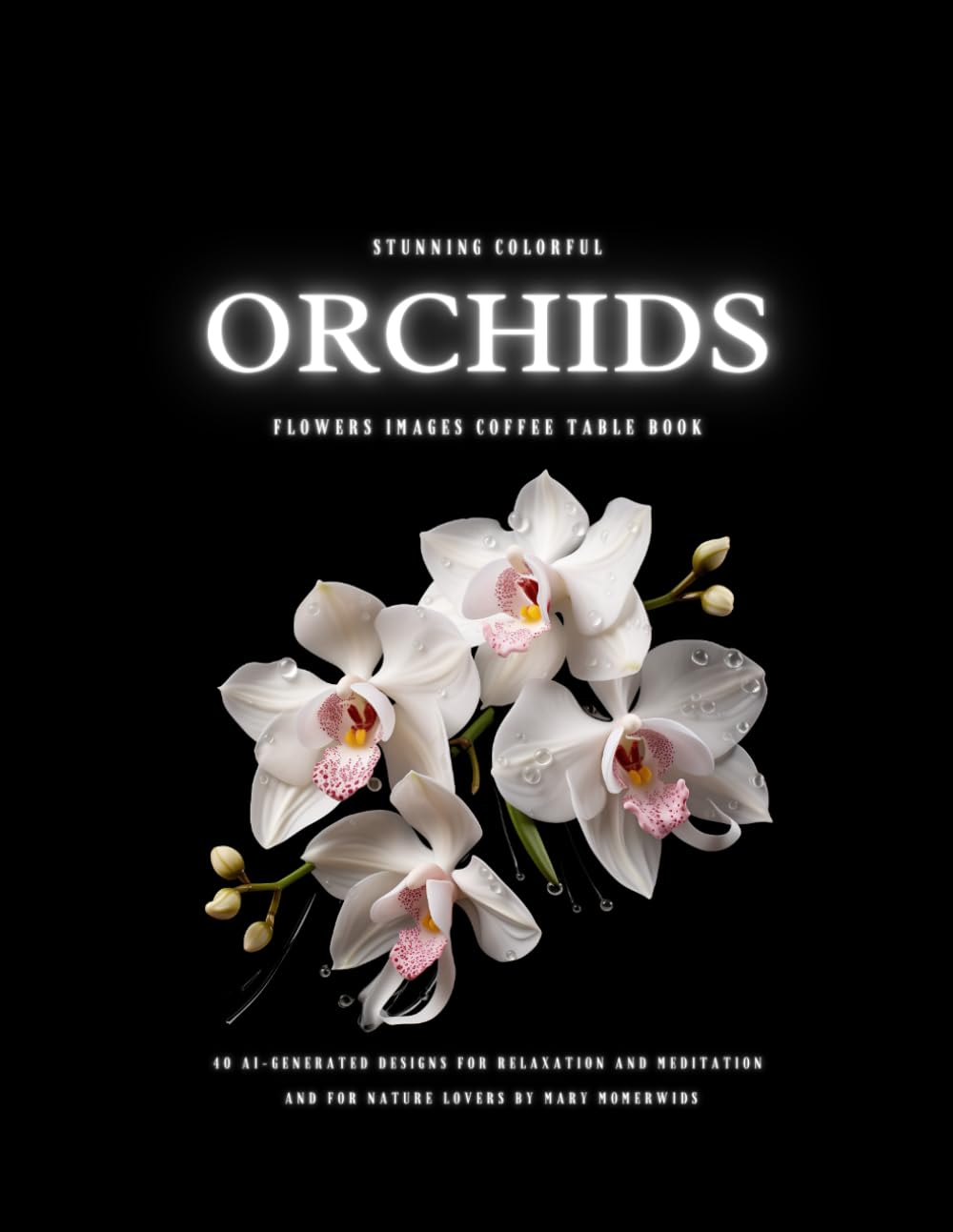Stunning Colorful Orchids Flowers Images Coffee Table Book: 40 AI-Generated Designs for Relaxation and meditation and for Nature Lovers baixar livro de graça