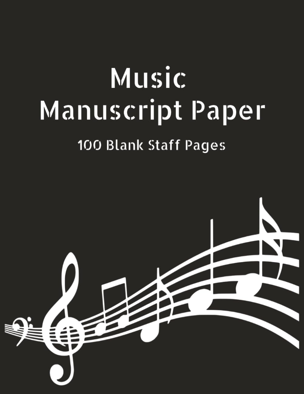 ler totalmente Music Manuscript Paper: Blank Sheet Music Notebook | Staff Paper Notebook | Manuscript Paper | 100 Pages | 8.5x11 inches