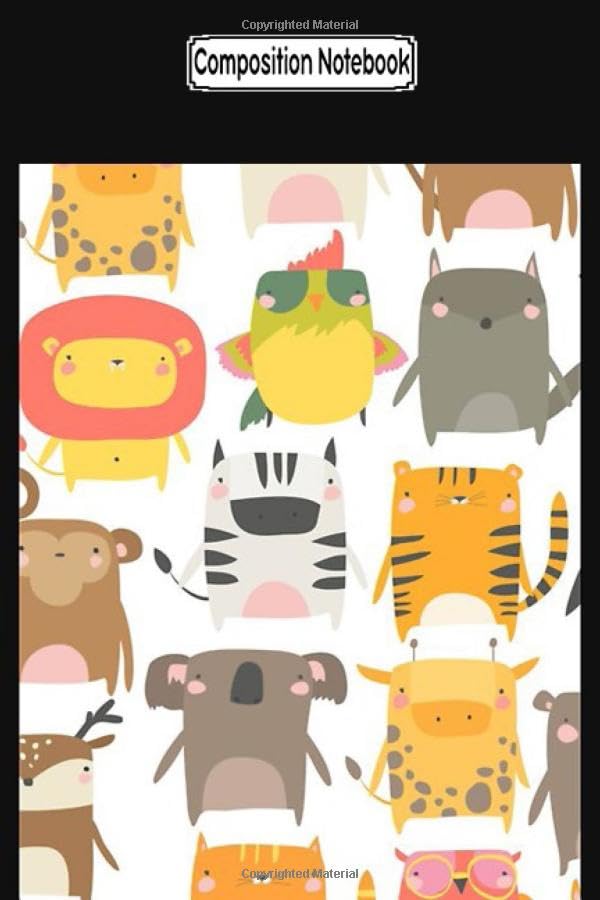 ler totalmente Composition Notebook: Alphabet animals Journal Notebook Blank Lined Ruled 6x9 100 Pages