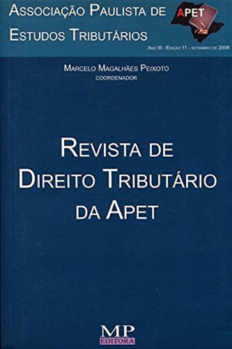 Revista De Direito Tributário Da Apet baixar o livro de graça