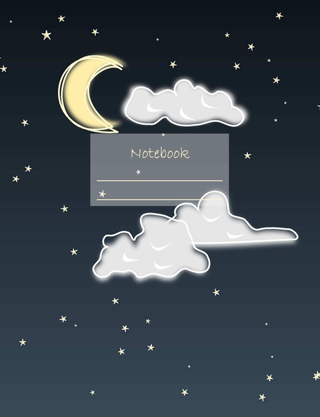 Notebook: Composition Notebook. College Ruled with Soft Matte Cover. 120 Pages. Perfect for School Notes, Ideal as a Journal or a Diary. 9.69 X 7.44. Great Gift Idea. (Night Sky Moon Clouds Cover). baixar livro de graça