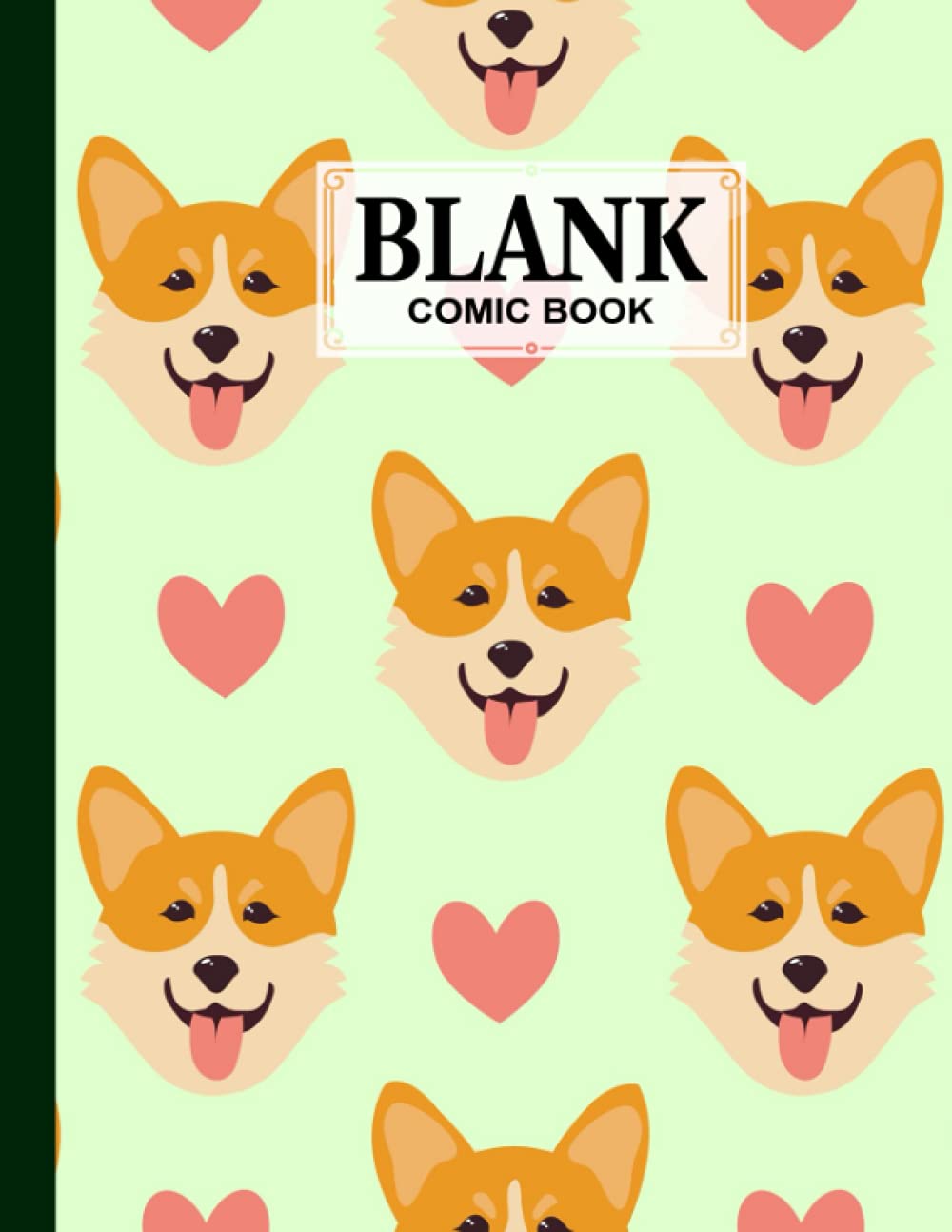 ler totalmente Blank Comic Book: Corgis Cover Blank Comic Book, Create Your Own Story, Journal, Notebook, Sketchbook for Kids and Adults, 120 Pages - Size 8.5" x 11" Notebook by Gesine Schultz