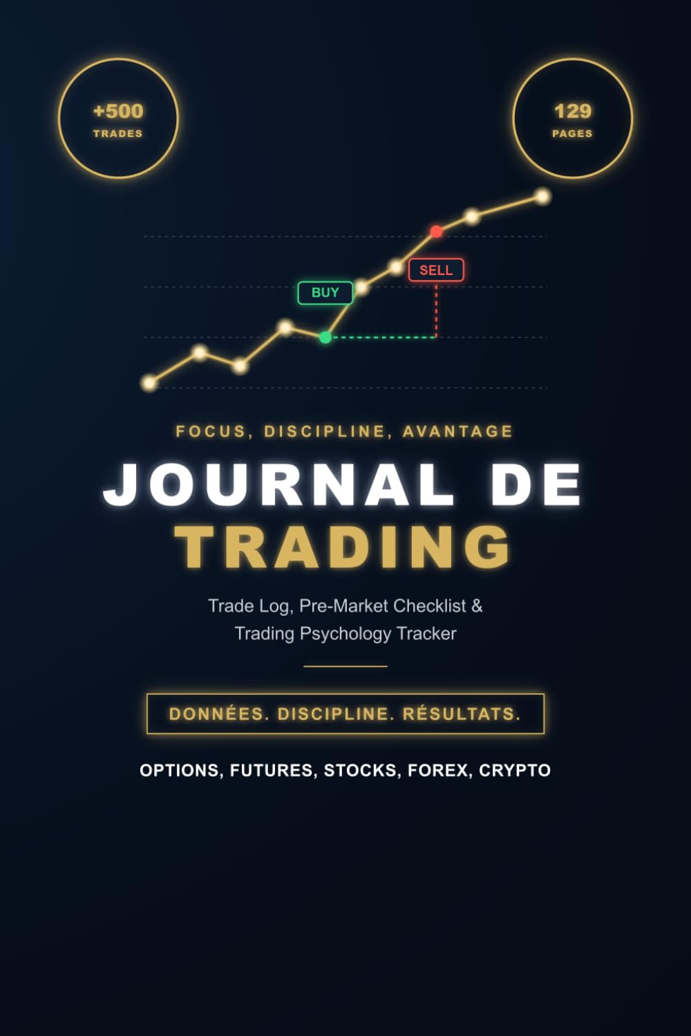 Journal de Trading Quotidien: Registre des Trades, Checklist Pré-Marché & Suivi Psychologique du Trading (French Edition) baixar livro de graça