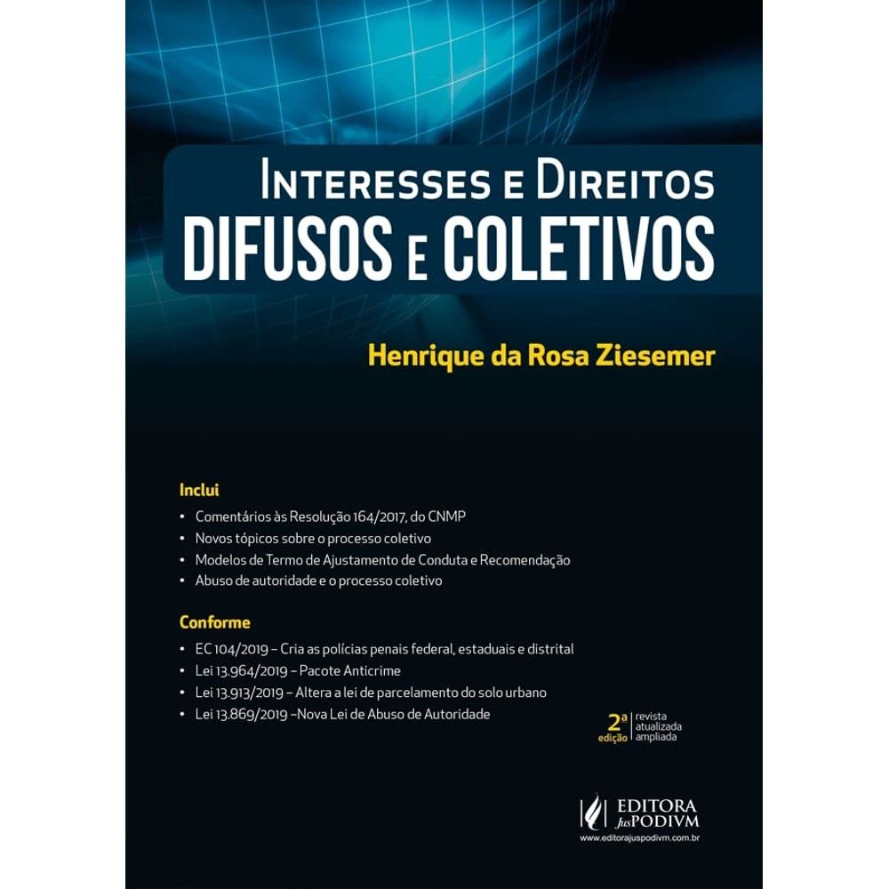 ler totalmente Interesses e Direitos Difusos e Coletivos