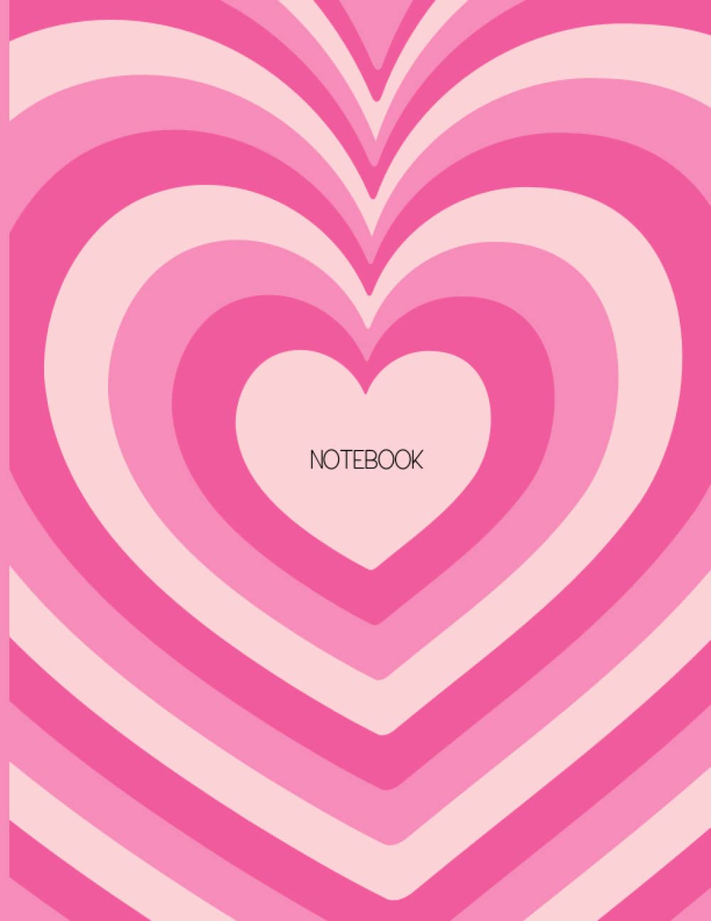 ler totalmente Notebook: Aesthetic Indie Hippie Retro, Blank Lined Composition Notebook, College Ruled, Aesthetic Notebook For School, Pastel Pink Heart