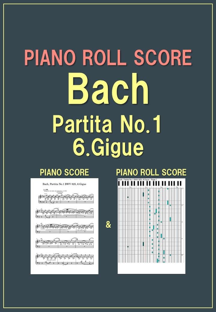 capítulo por capítulo baixar PIANO ROLL SCORE Bach Partita No.1 6.Gigue (English Edition)