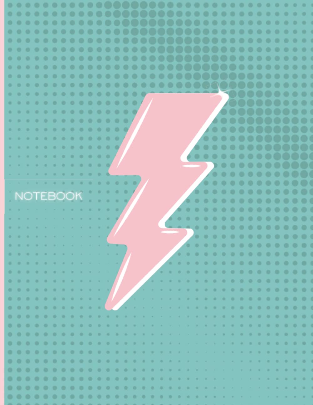ler totalmente Aesthetic Notebook: Preppy Aesthetic, Lightning Bolt, Blank Lined, College Ruled For Notes, Journaling and Writing, Pink Pastel