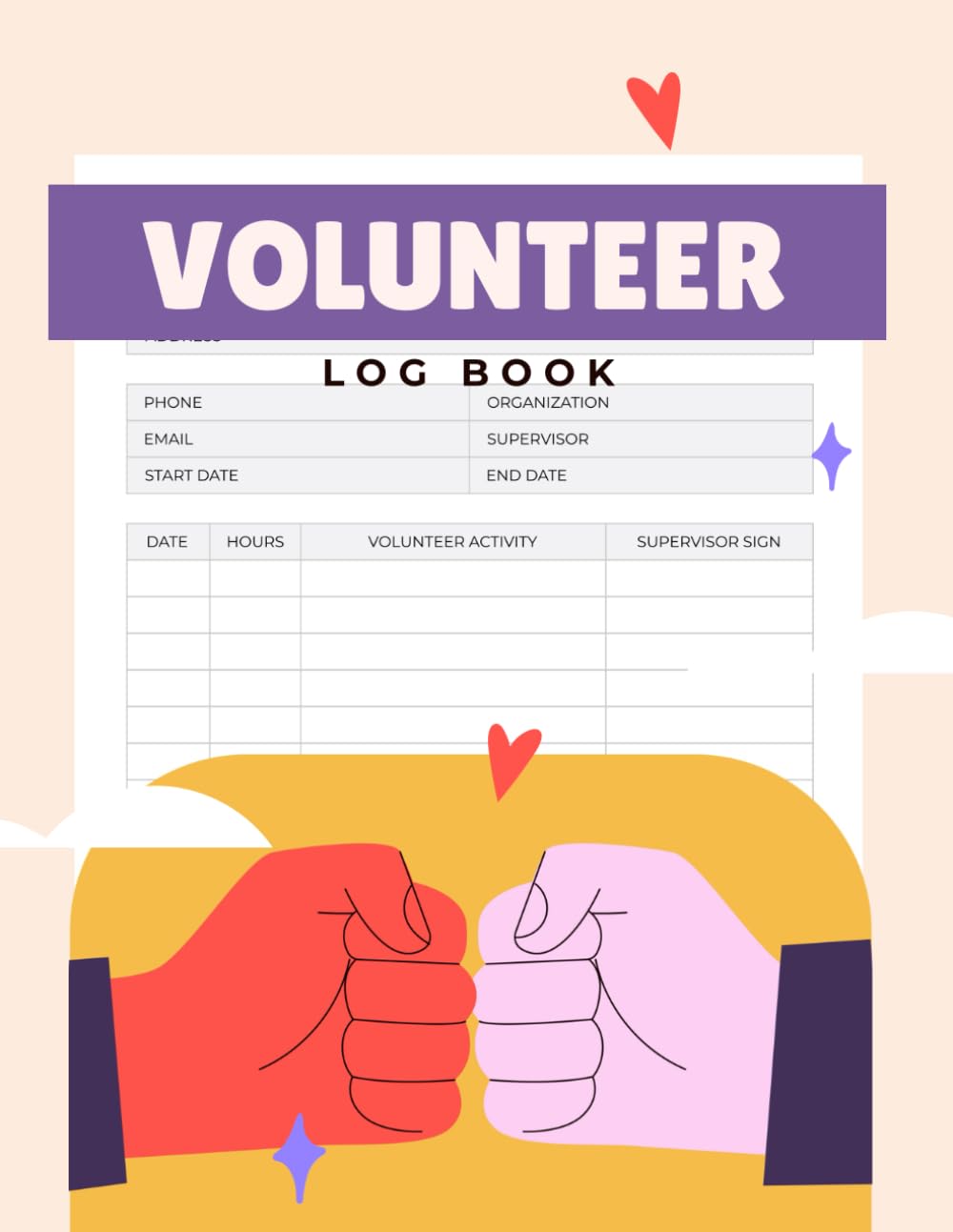 ler totalmente Volunteer Log Book: A Comprehensive Journal for Efficient Volunteer Time Management