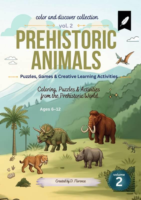 Color and Discover Collection: Prehistoric Animals: vol 2 baixar livro de graça