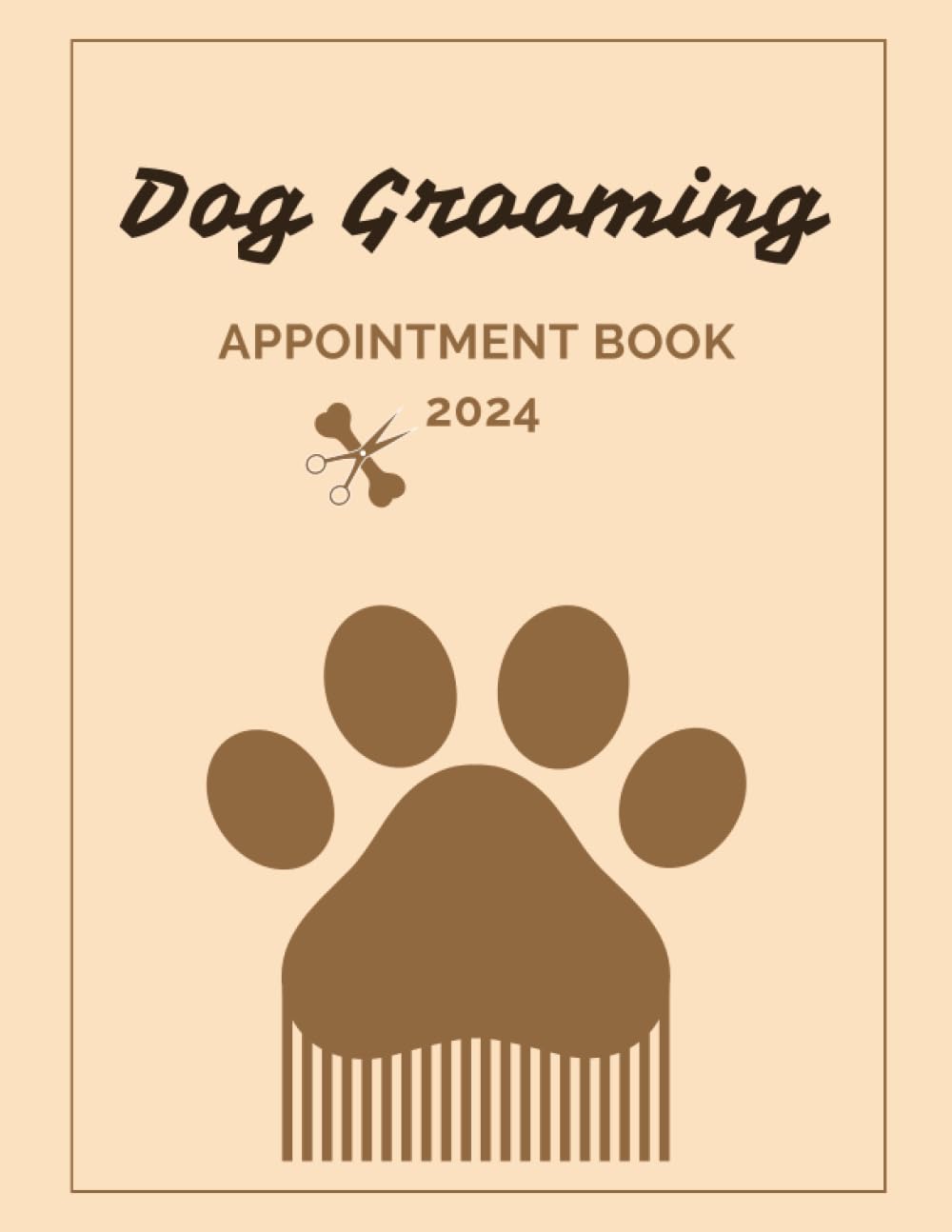 capítulo por capítulo baixar Dog Grooming Appointment Book 2024: Weekly and Daily Appointment Diary 2024 with Date from 6 AM to 10 PM with 15-minute Slots for Pet Groomer.