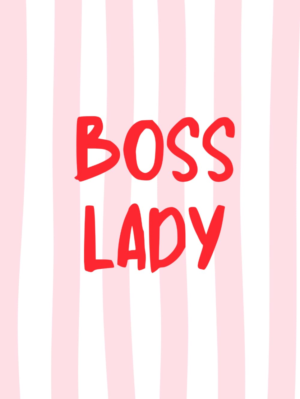 Boss Lady: Office Decor Book & Large Notebook - 300 Pages - Female Entrepreneur Journal, Strategy Planner & Striped Aesthetic baixar o livro de graça