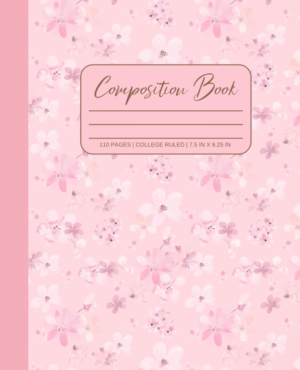 Pastel Pink Cherry Blossom Composition Book — College Ruled: Aesthetic Floral Watercolor Notebook for Girls, Teens, and Women baixar livro de graça