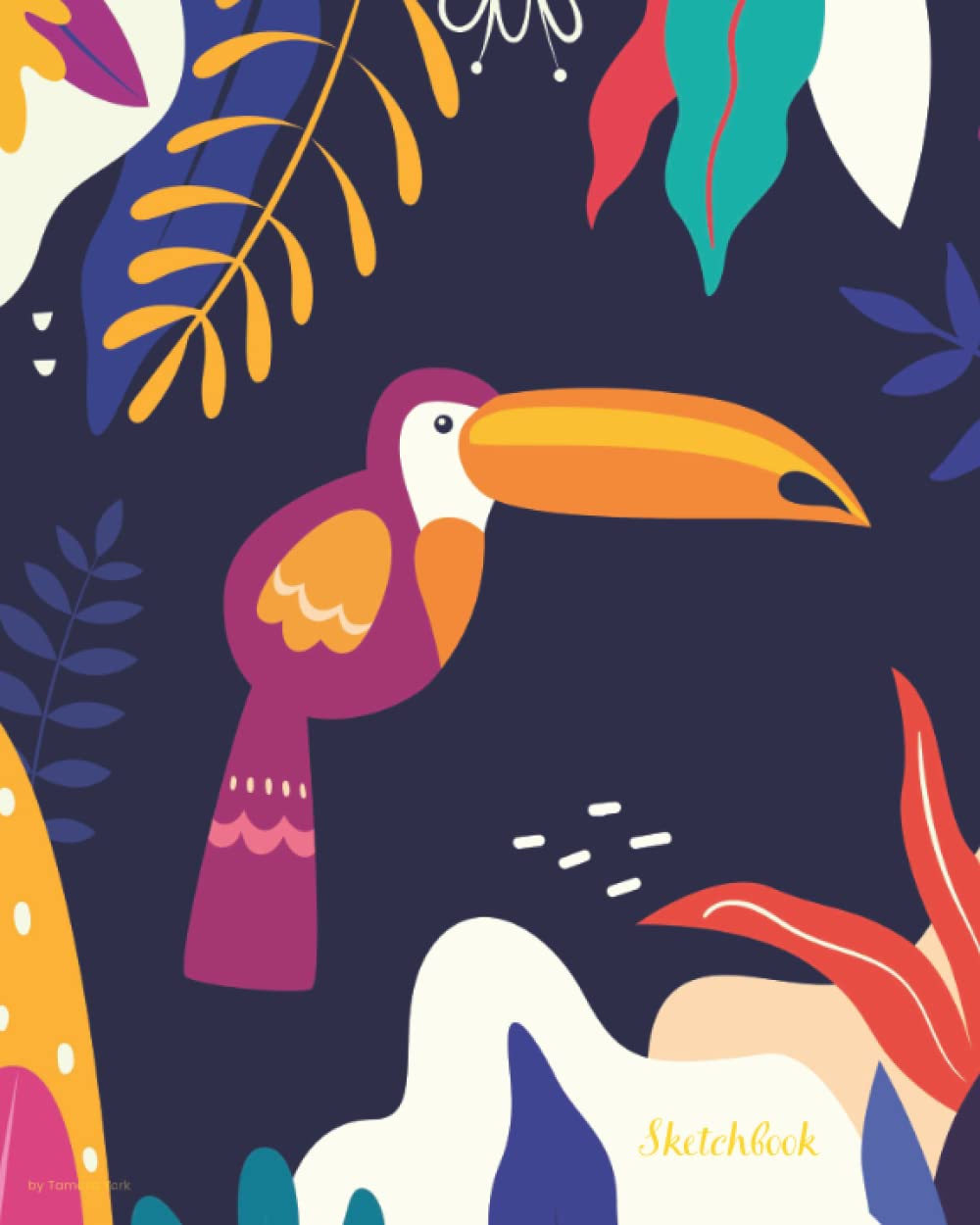 Tropical Paradise Sketch Book: Blank paged notebook for sketching, drawing, or journaling.: Perfect as a sketch book or for journaling. Gorgeous... designs featuring a toucan and flamingo. baixar livro de graça