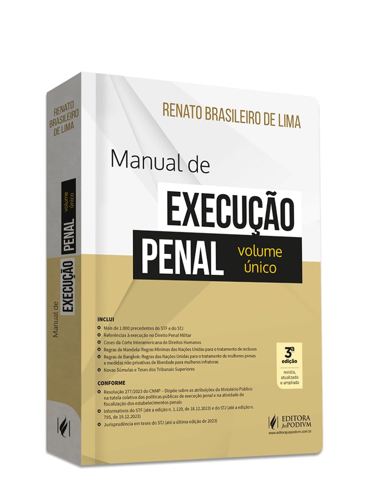 capítulo por capítulo baixar Manual de Execução Penal - Volume único