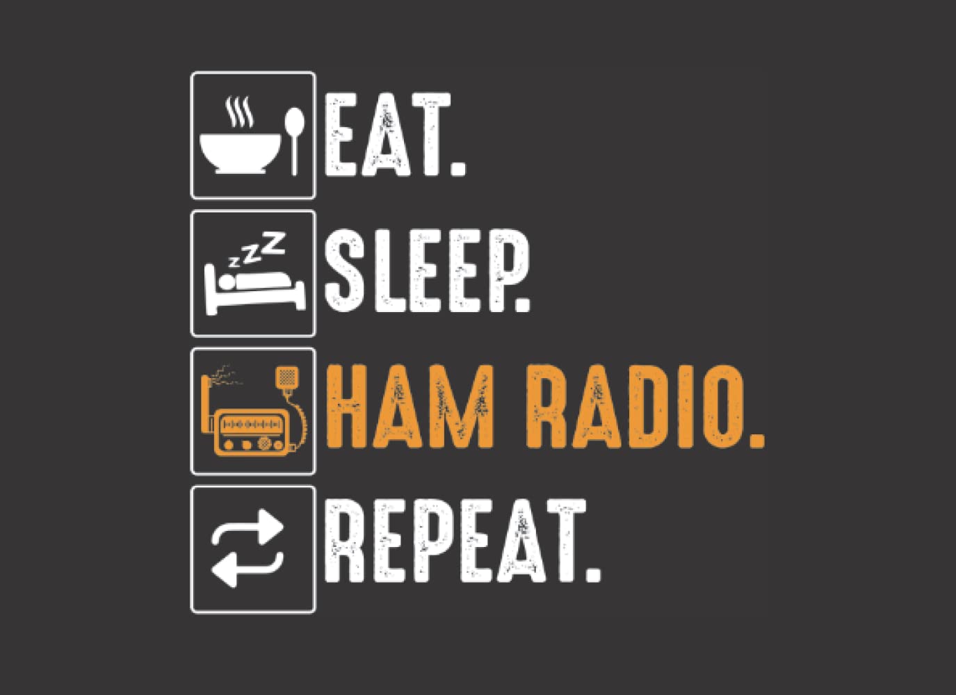 ler totalmente EAT SLEEP... AMATEUR HAM RADIO STATION LOG BOOK: Amateur Radio Operator Station Logbook | Keep track of every detail | Radio Informal Q-Code included.