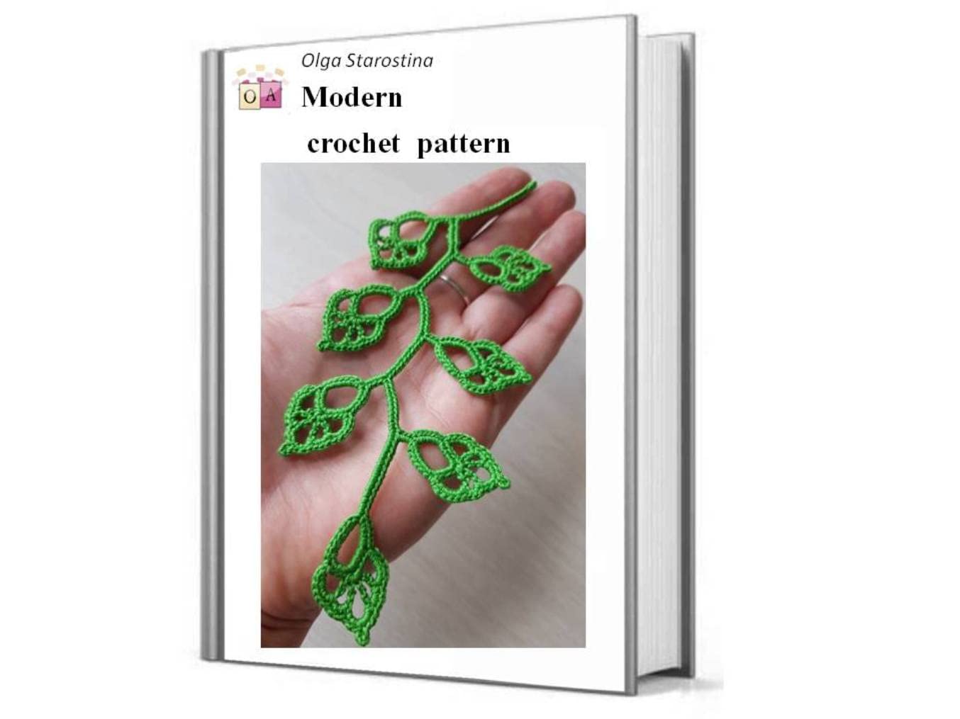 Openwork branch crochet pattern (Modern Irish Crochet Lace Pattern) (English Edition) baixar livro de graça