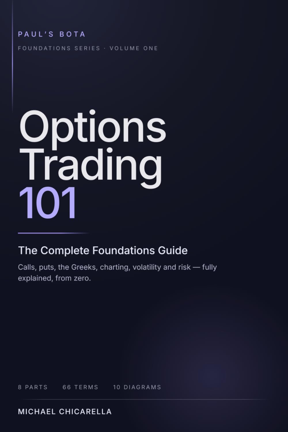 ler totalmente Options Trading 101: The Complete Foundations Guide to Calls, Puts, the Greeks, Charting, Volatility and Risk - Explained From Zero: 1