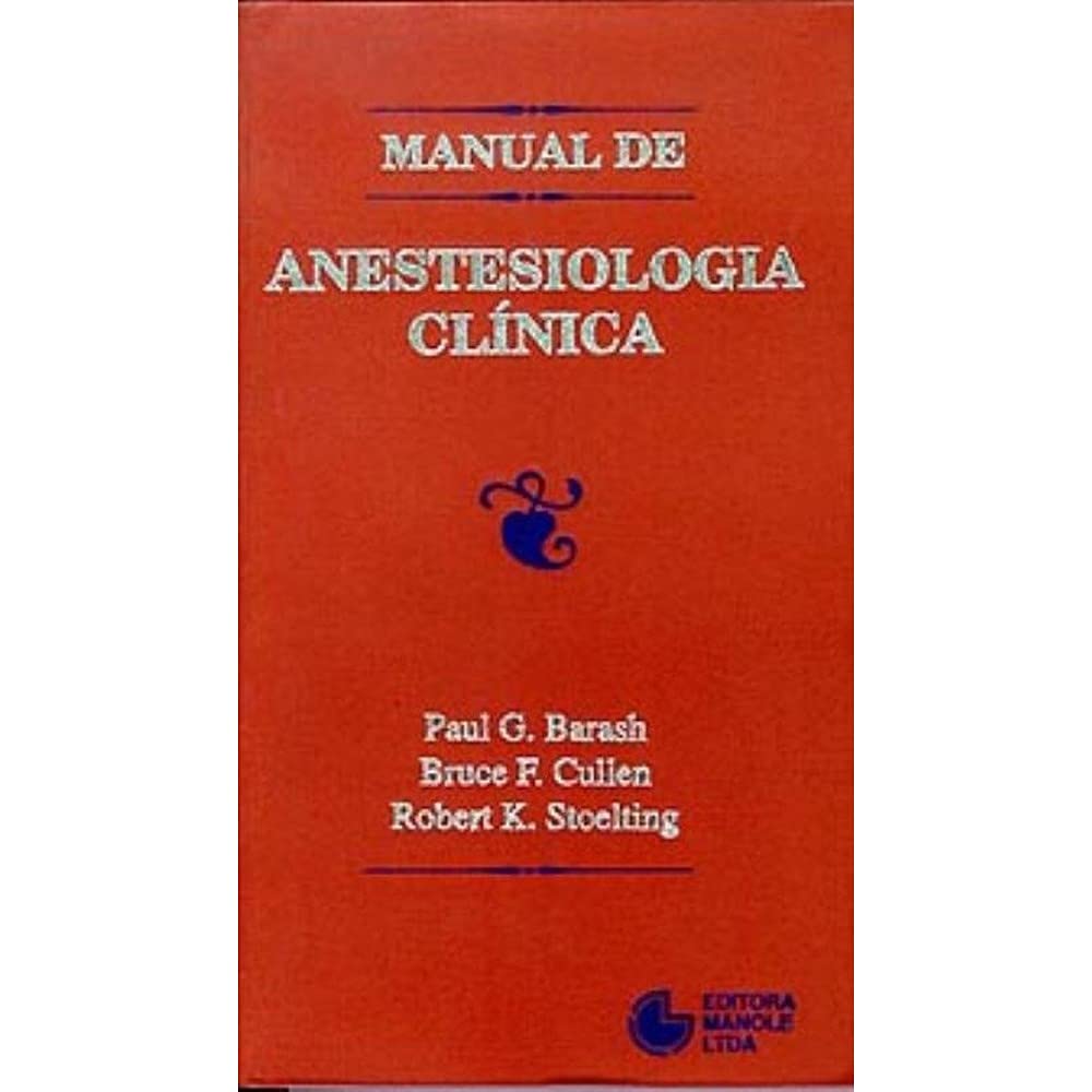 ler totalmente Manual de anestesiologia clínica