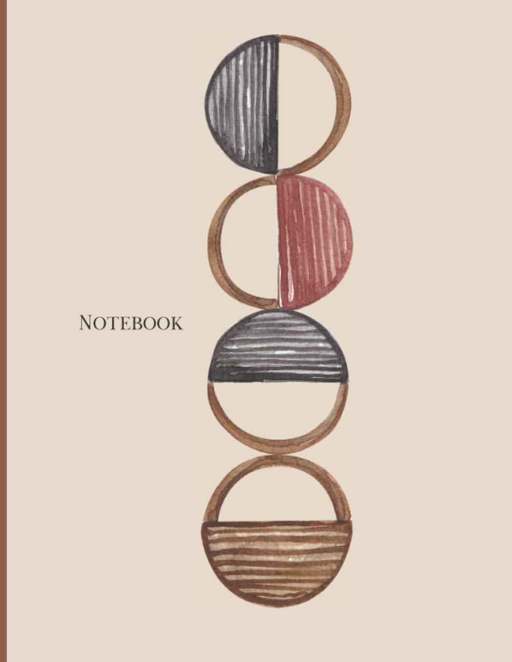 ler totalmente Boho Notebook: Blank Lined Paper Journal Notebook, Aesthetic Composition Notebook