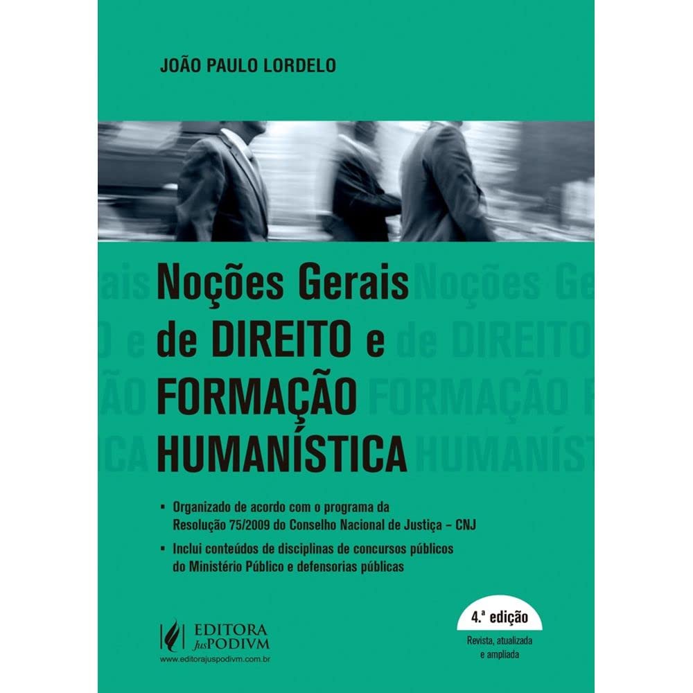 Noções Gerais de Direito e Formação Humanística - 4ª Edição (2020) baixar o livro de graça