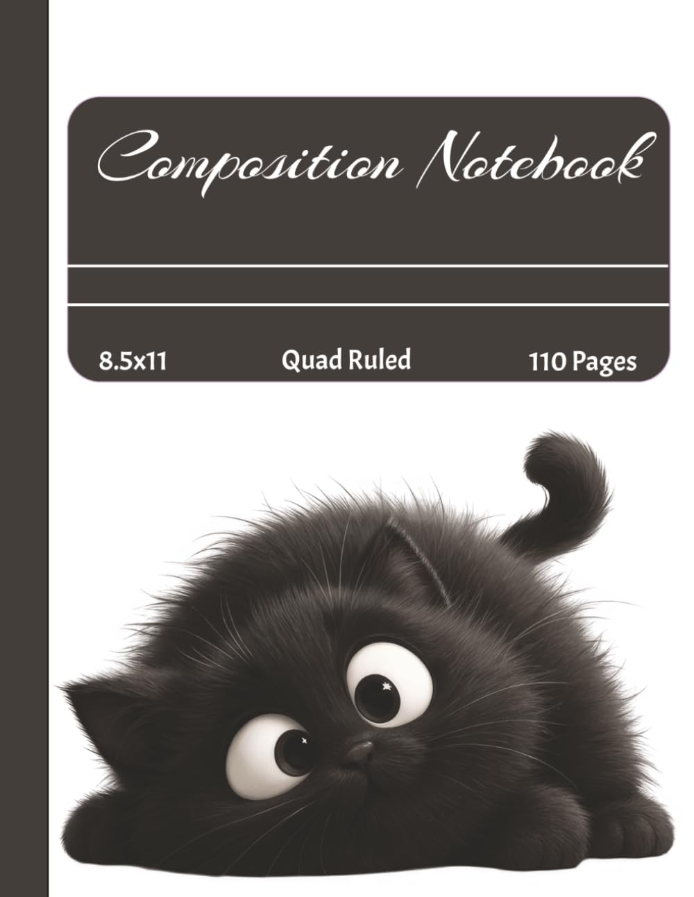 capítulo por capítulo baixar Graph Paper Notebook: Cute Black Cat: Quad Ruled 110 Pages | Large 8.5 x 11 Composition Book for Math, Science & Drawing | Funny Fluffy Kitten Cover for School, Students & Cat Lovers