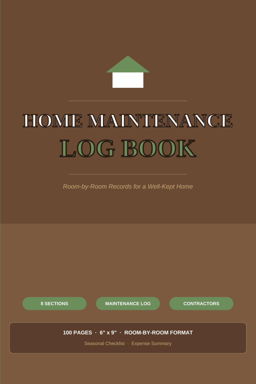ler totalmente Home Maintenance Log Book: Room-by-Room Records for a Well-Kept Home