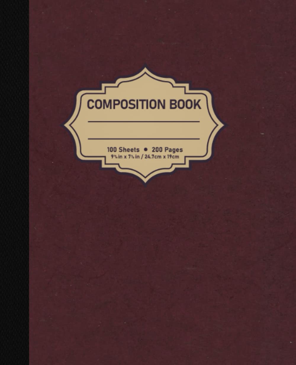 Vintage Antique Composition Notebook: College-Ruled Book, 200 Pages For Students, Large Size 7.5 x 9.25, Aesthetic Journal For School, College, Office, Work, Projects baixar livro de graça