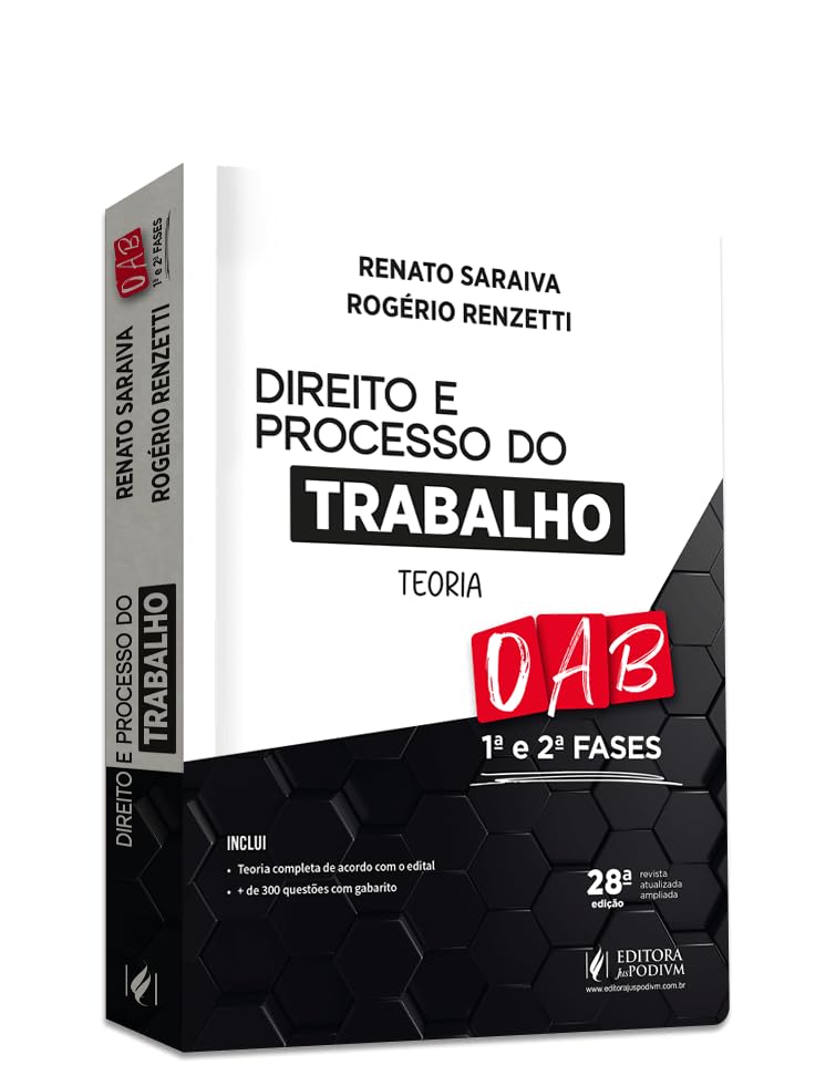 ler totalmente Direito e Processo do Trabalho - Teoria - 1ª e 2ª Fases da OAB - 40º Exame de Ordem