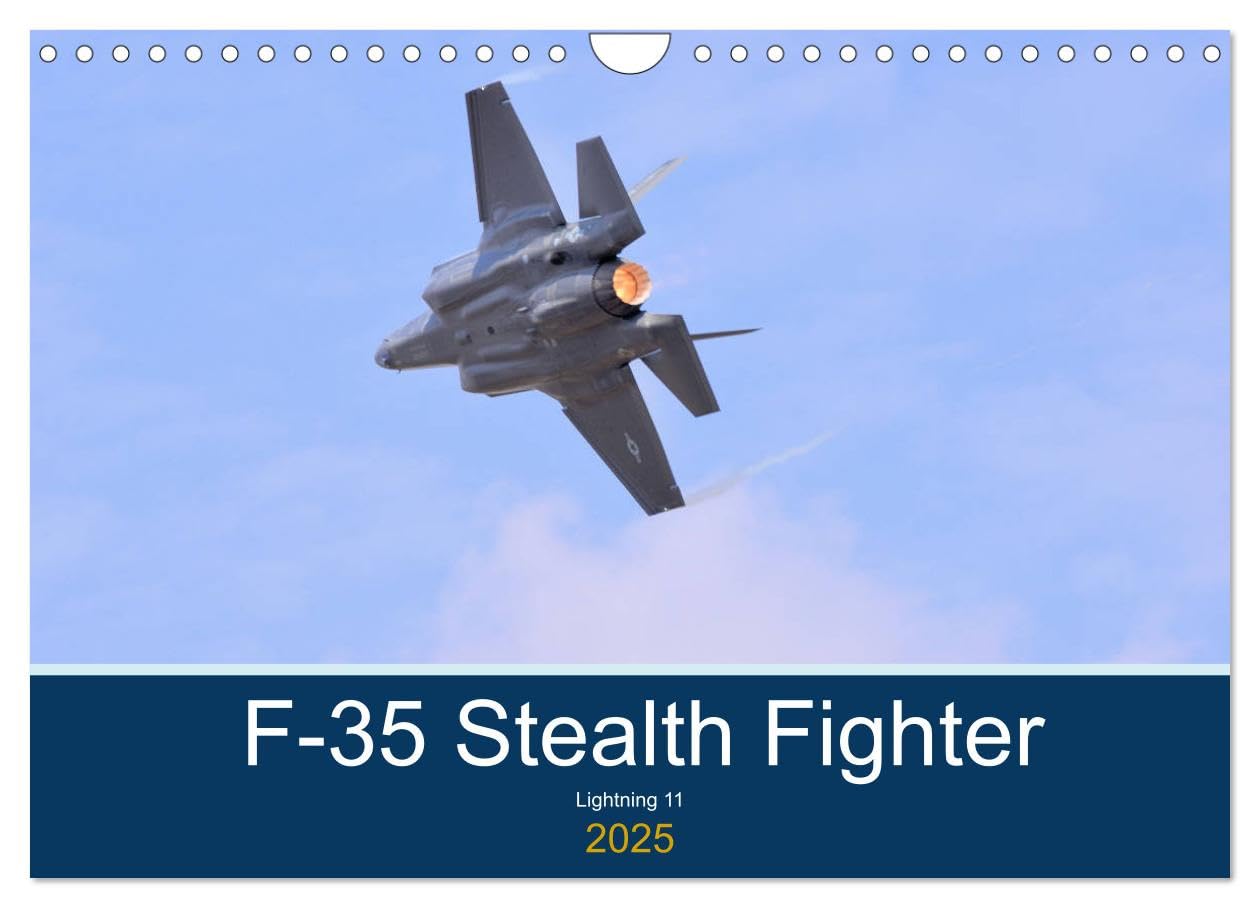 Lockheed Martin F35 Stealth Fighter (Wall Calendar 2025 DIN A4 landscape), CALVENDO 12 Month Wall Calendar: Initial images of this latest iconic 5th Generation fighter baixar livro de graça