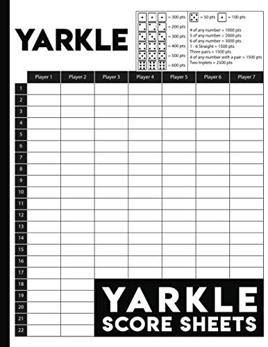 Yarkel Score Sheets: 130 Large Score Sheets for Scorekeeping | Yarkle Score Pads. baixar livro de graça