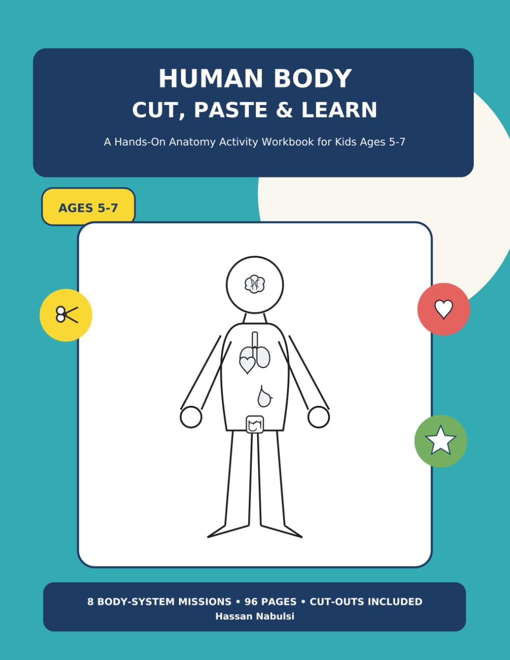 ler totalmente Human Body Cut, Paste & Learn: Hands-On Anatomy Activity Workbook for Kids Ages 5-7 (Portuguese Edition)