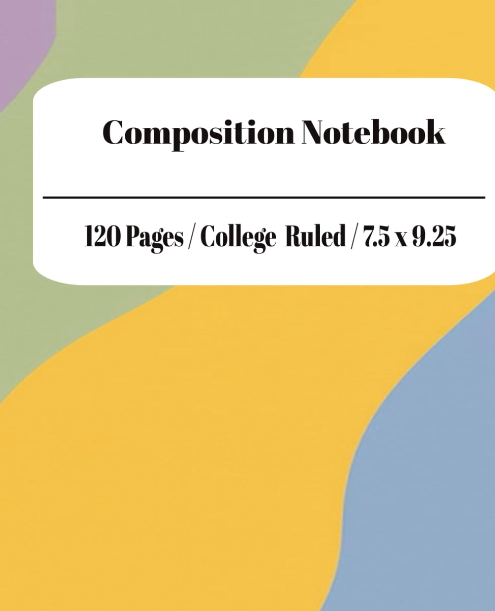 Composition Notebook, College Ruled Paper, 7.5 x 9.25 baixar livro de graça